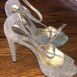 Silver Sparkle Dress Shoe